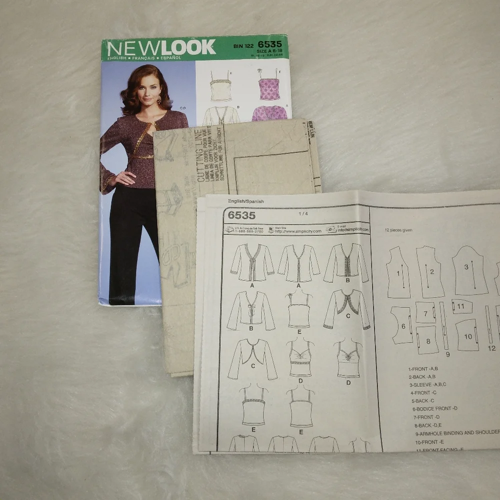 NEW LOOK Sz 8-18 Misses Fun strap top and bolero style top